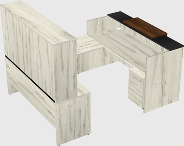 Modular reception desk