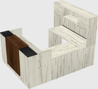 Modular reception desk