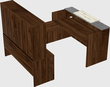 Modular reception desk