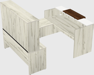 Modular reception desk