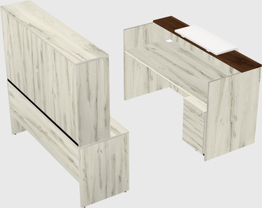 Modular reception desk