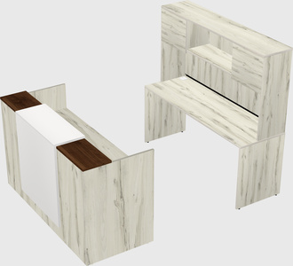 Modular reception desk