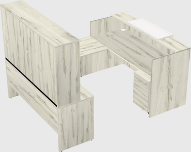 Modular reception desk