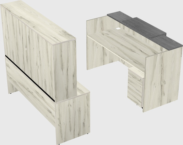 Modular reception desk
