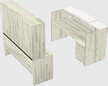 Modular reception desk