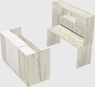 Modular reception desk
