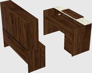 Modular reception desk