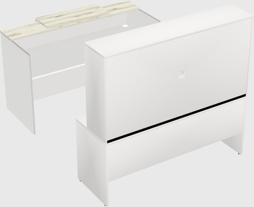 Modular reception desk