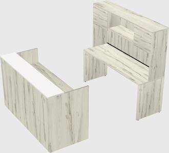 Modular reception desk