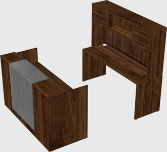 Modular reception desk