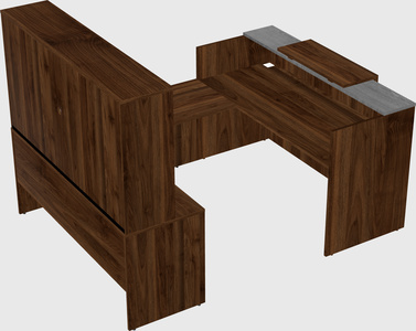 Modular reception desk
