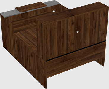 Modular reception desk