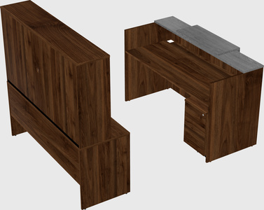 Modular reception desk