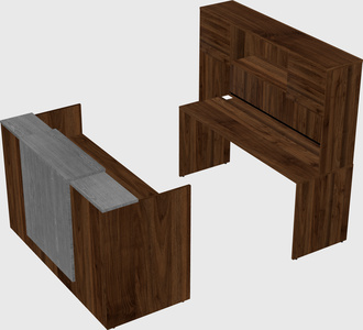Modular reception desk