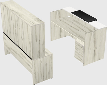 Modular reception desk