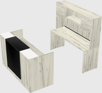 Modular reception desk