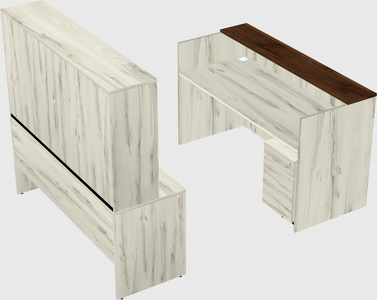 Modular reception desk