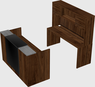 Modular reception desk
