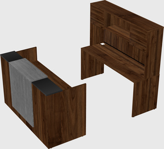 Modular reception desk