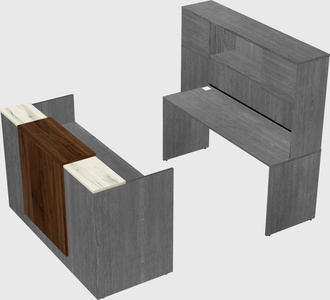 Modular reception desk