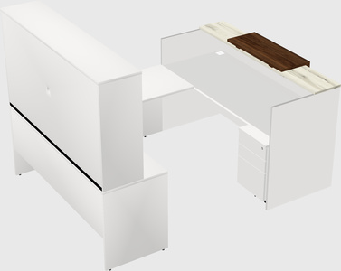 Modular reception desk