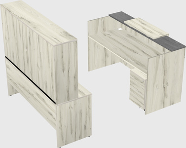 Modular reception desk