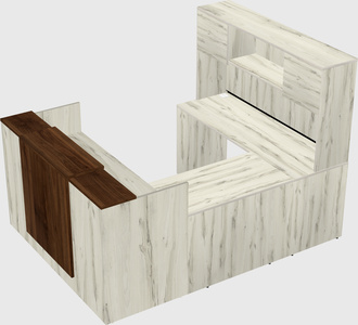 Modular reception desk