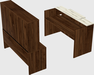 Modular reception desk