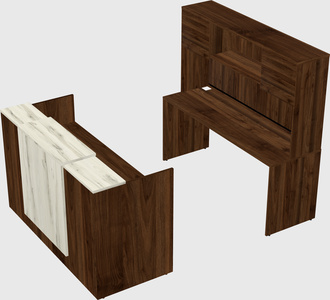 Modular reception desk