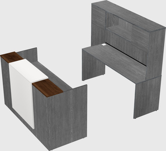 Modular reception desk