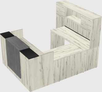 Modular reception desk