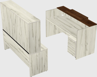 Modular reception desk