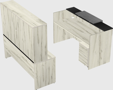 Modular reception desk