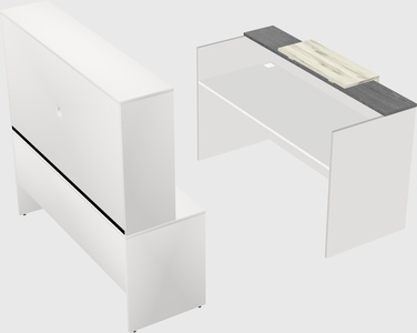 Modular reception desk