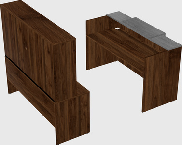 Modular reception desk