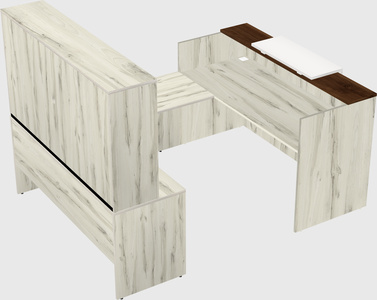 Modular reception desk