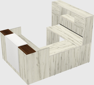 Modular reception desk