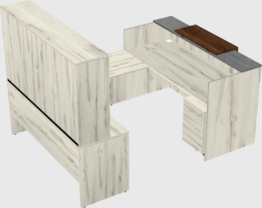 Modular reception desk