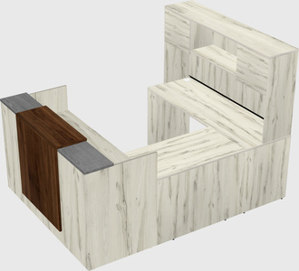 Modular reception desk