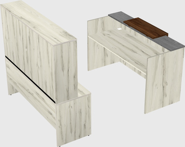 Modular reception desk