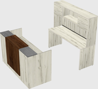 Modular reception desk