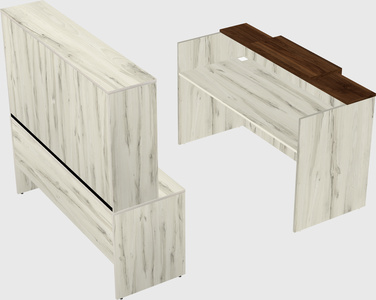 Modular reception desk