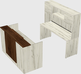 Modular reception desk