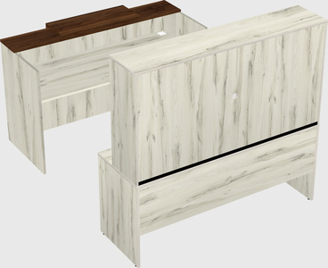 Modular reception desk