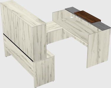 Modular reception desk