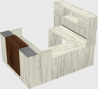 Modular reception desk