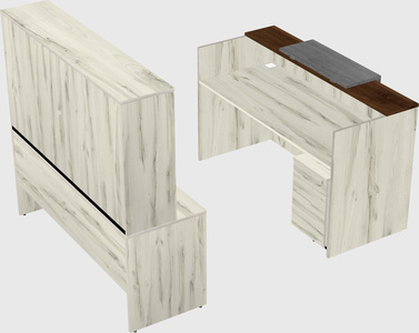 Modular reception desk