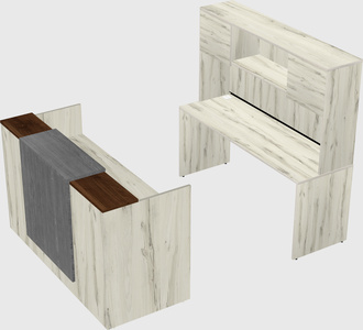 Modular reception desk