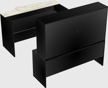 Modular reception desk