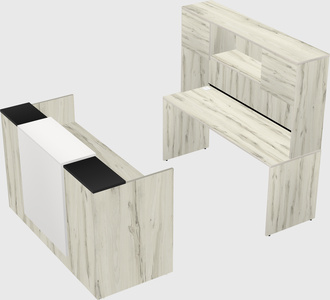 Modular reception desk